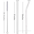  Reusable Long Glass Smoothie Straws Supplier